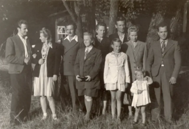Spacer po Łebie -rok 1949